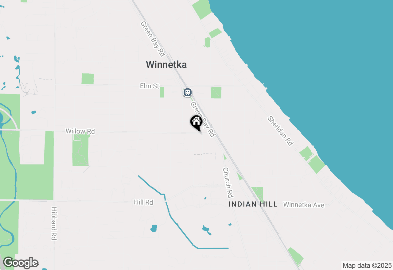 Map of 720 Willow Road, Winnetka, IL 60093