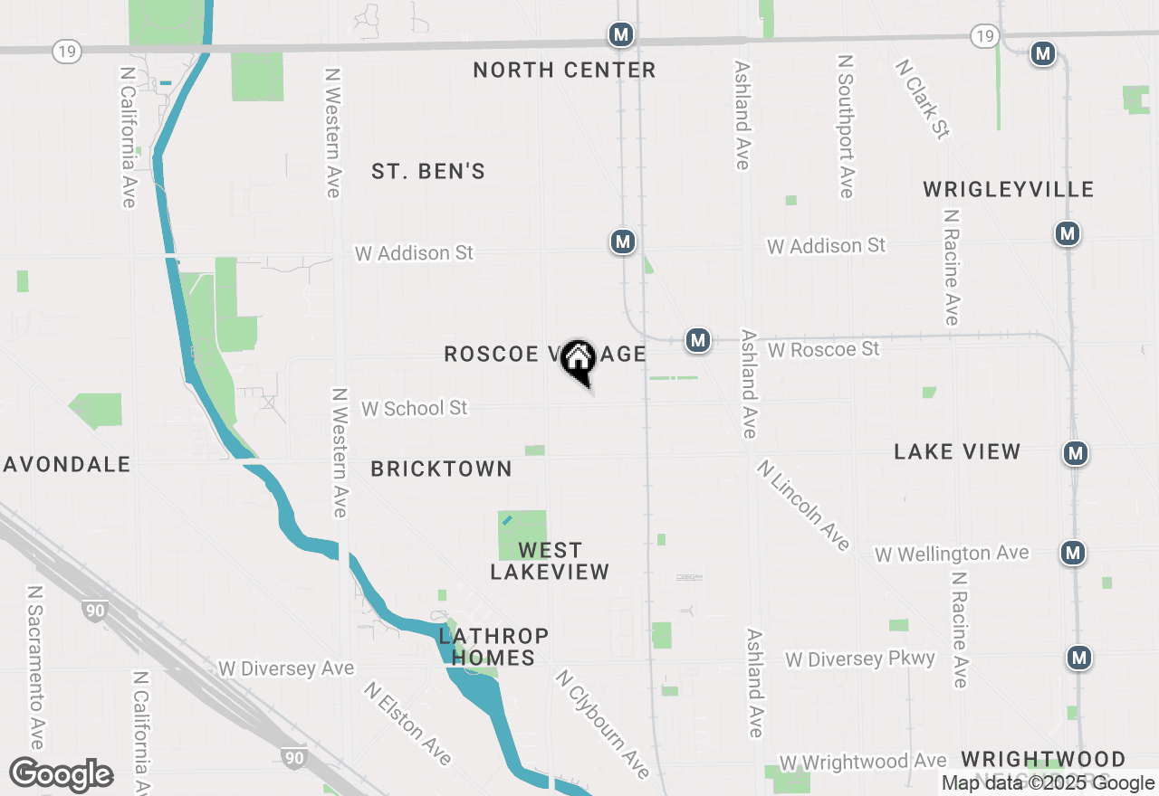 Map of 1920 W School Street, Chicago, IL 60657