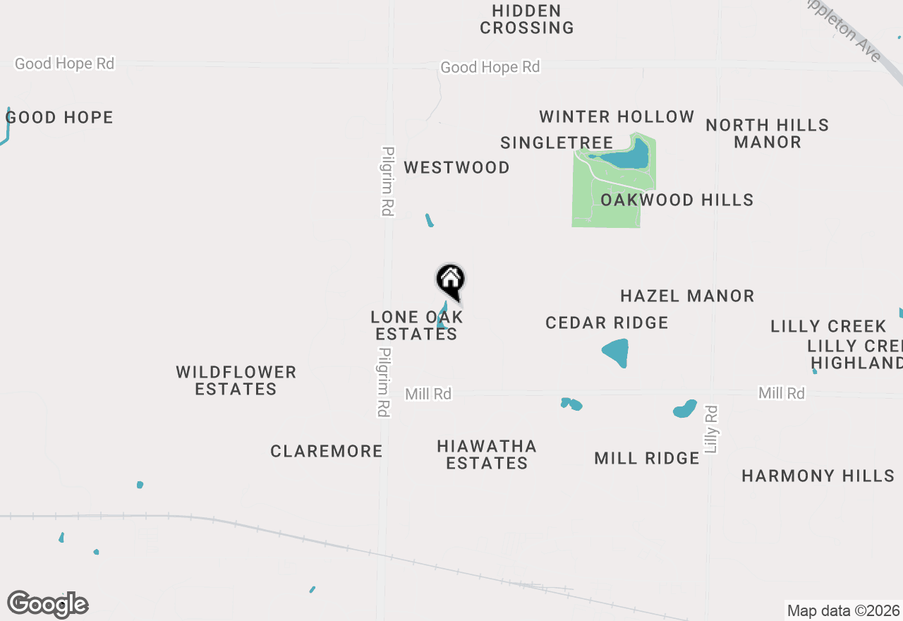 Map of N66W15406 Raven Way Dr, Menomonee Falls, WI 53051