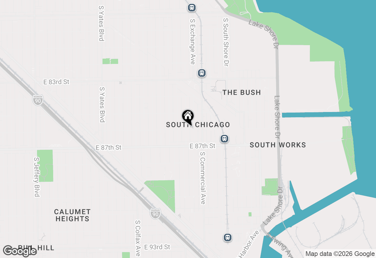 Map of 8559 S Escanaba Avenue, Chicago, IL 60617