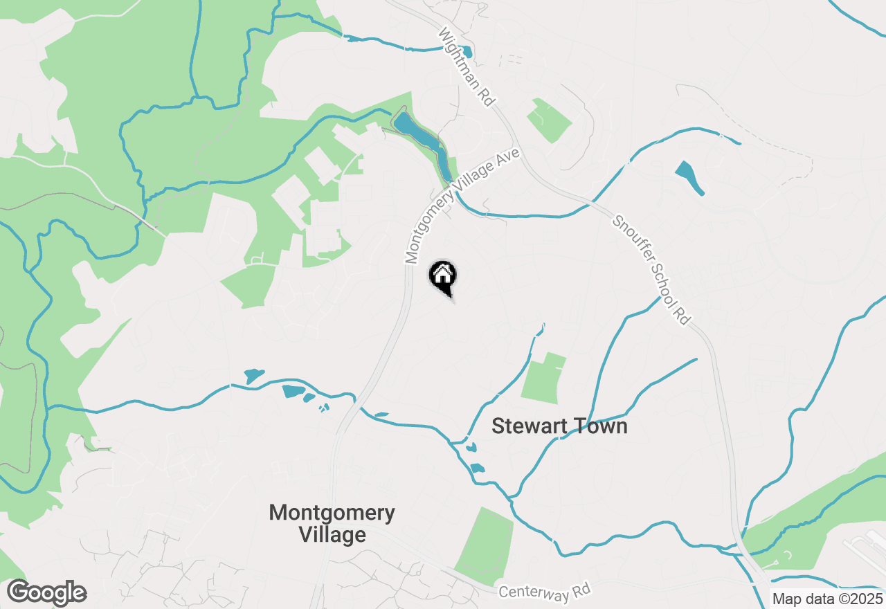 Map of 9553 Tall Oaks Road, Montgomery Village, MD 20886