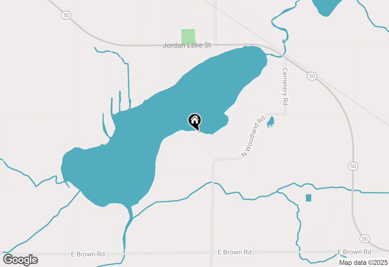 Map of 541 Eagle Point Road, Lake Odessa, MI 48849