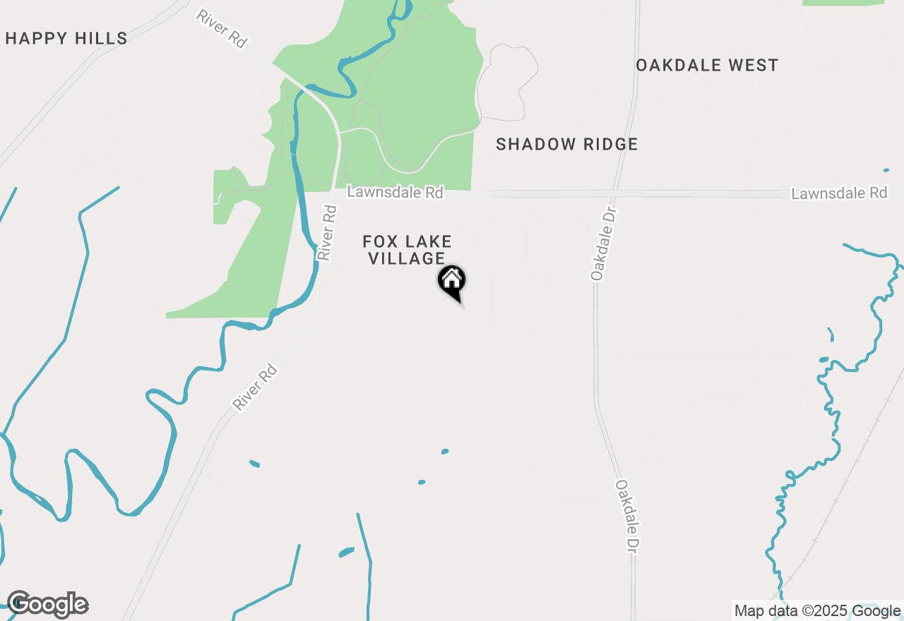 Map of 1607 White Deer Trl, Waukesha, WI 53189