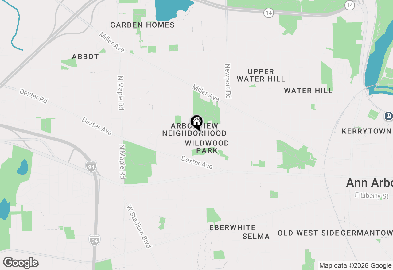 Map of 1801 Arborview Boulevard, Ann Arbor, MI 48103