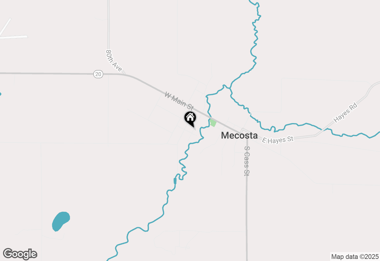 Map of 504 Cherry Street, Mecosta, MI 49332