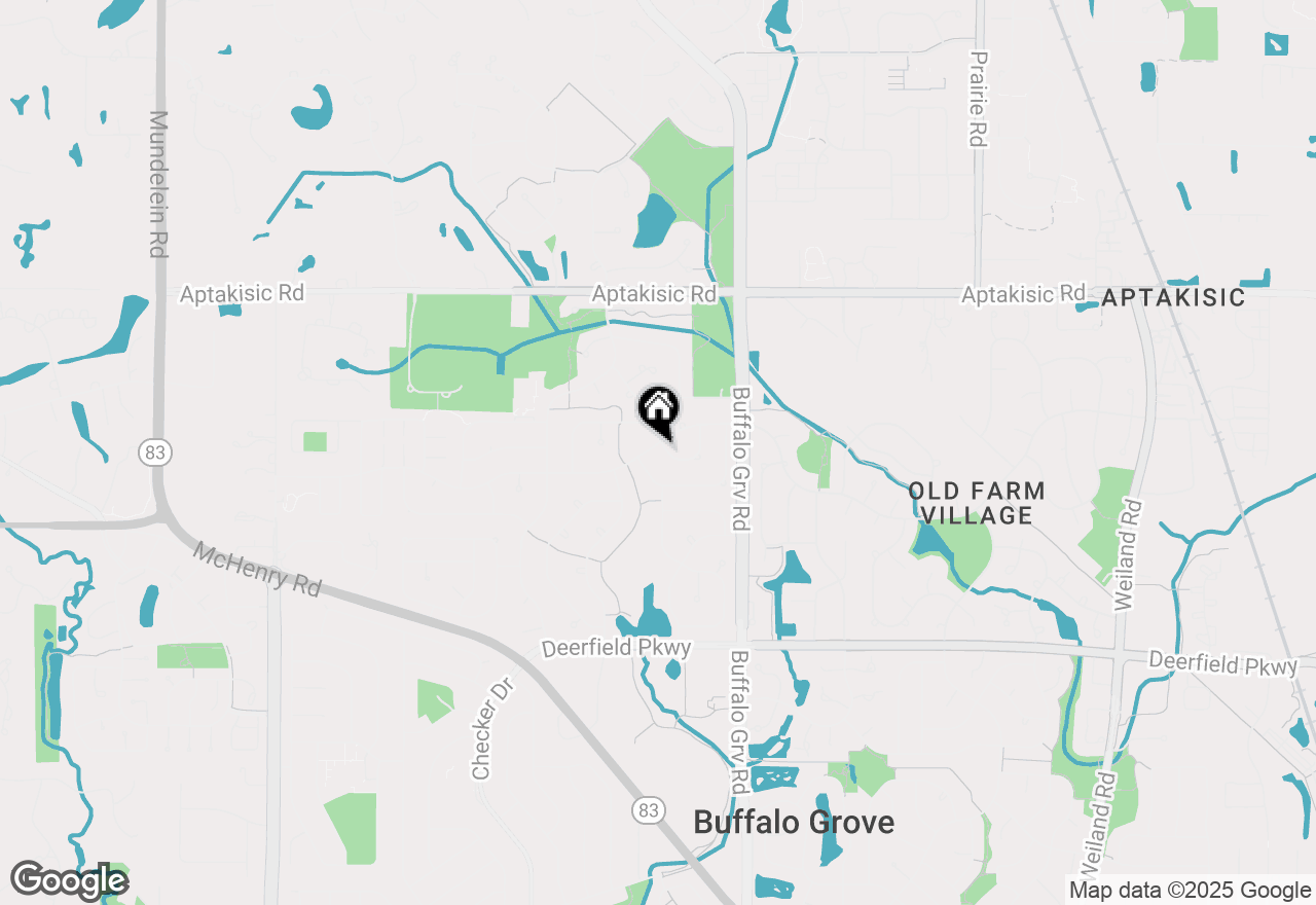 Map of 457 Caren Drive, Buffalo Grove, IL 60089