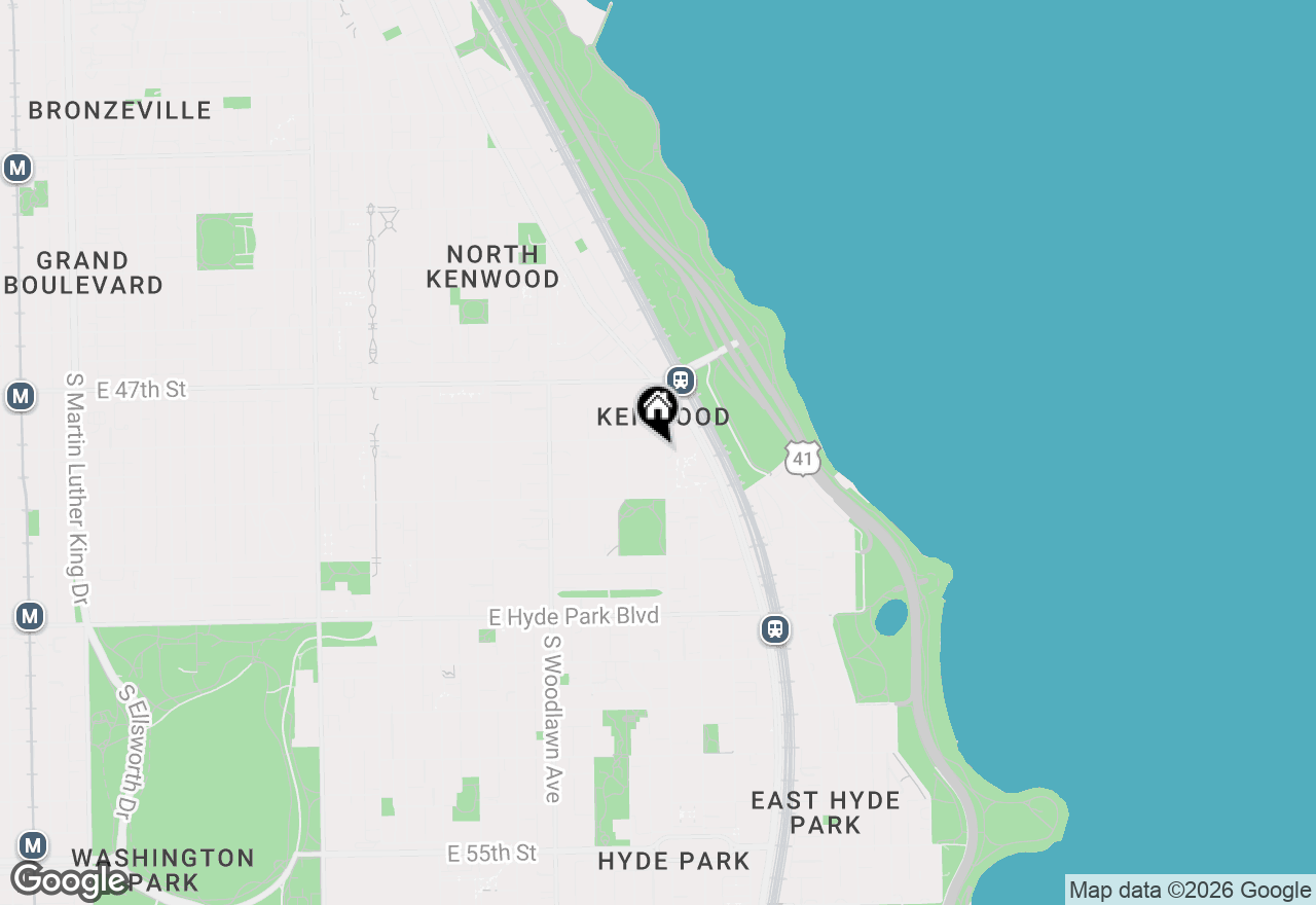 Map of 4808 S Dorchester Avenue #3N, Chicago, IL 60615