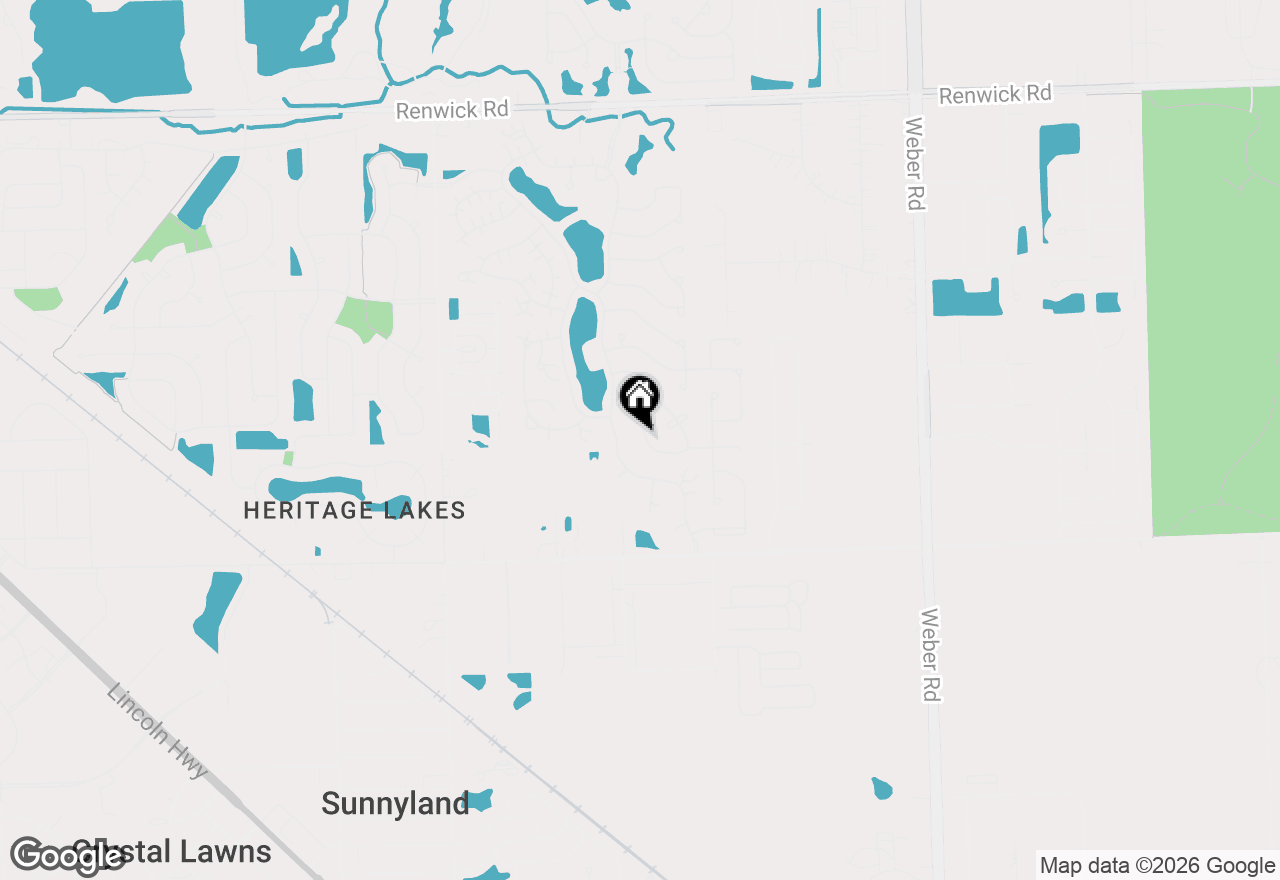 Map of 21249 Lily Lake Lane, Crest Hill, IL 60403