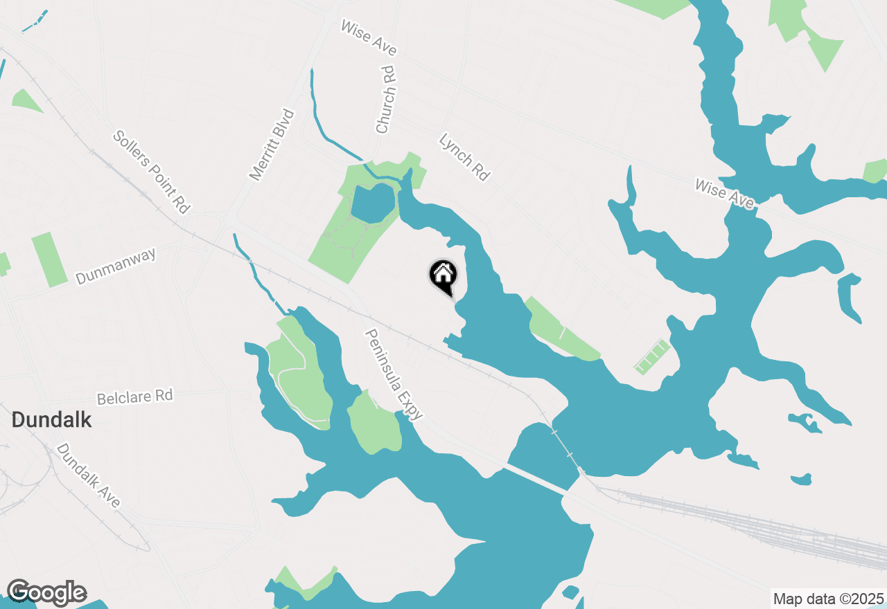 Map of 8102 Secluded Cove, Baltimore, MD 21222