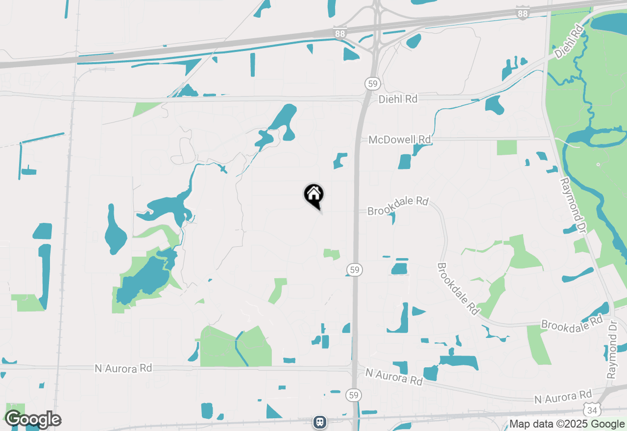 Map of 30W140 Bruce Lane, Naperville, IL 60563