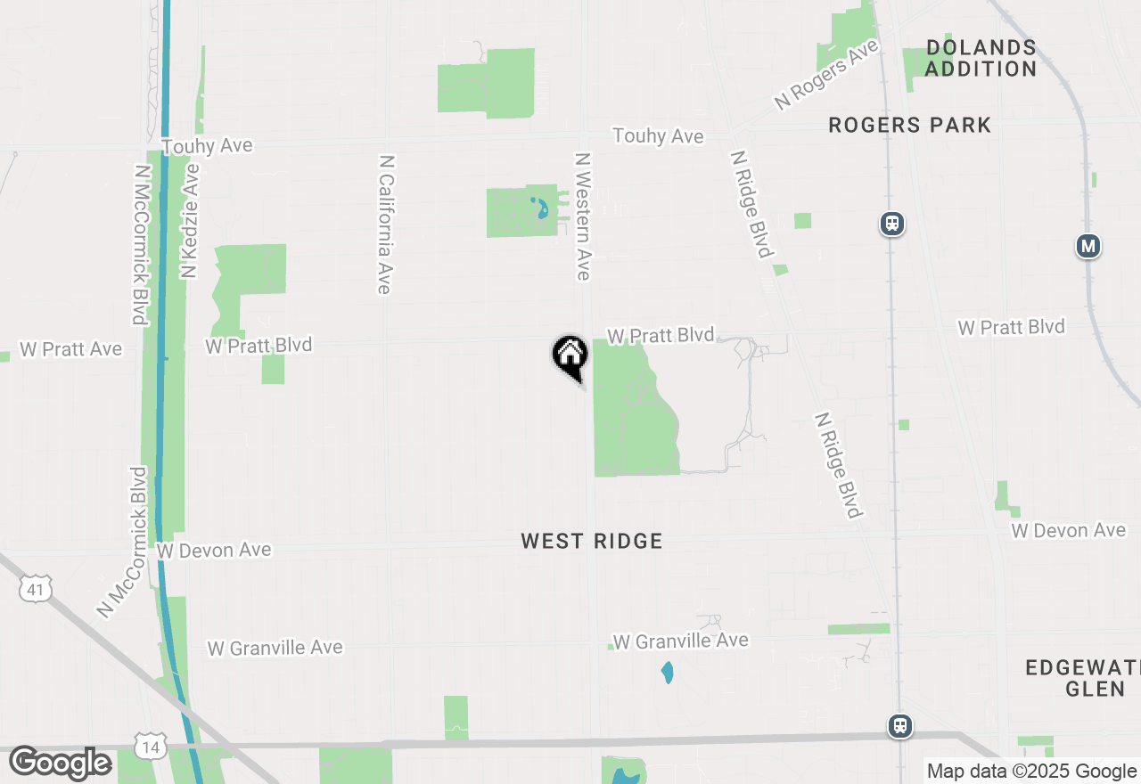 Map of 2415 W North Avenue, Chicago, IL 60647