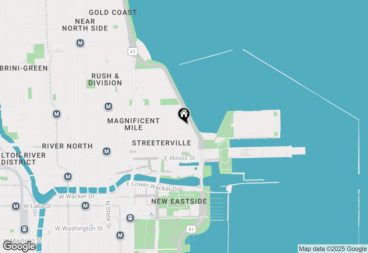 Map of 680 N Lake Shore Drive #321, Chicago, IL 60611