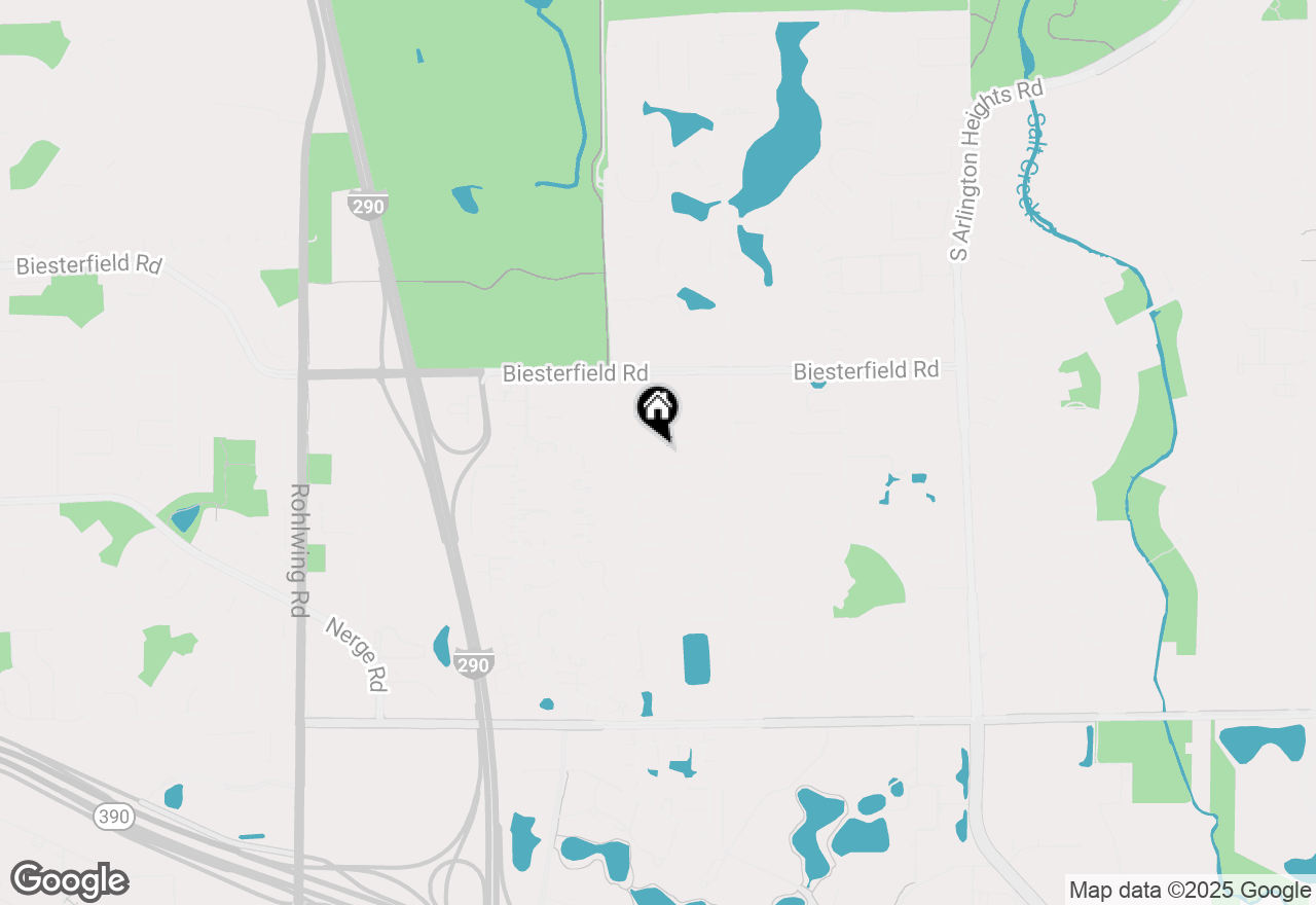 Map of 579 Bristol Lane, Elk Grove Village, IL 60007