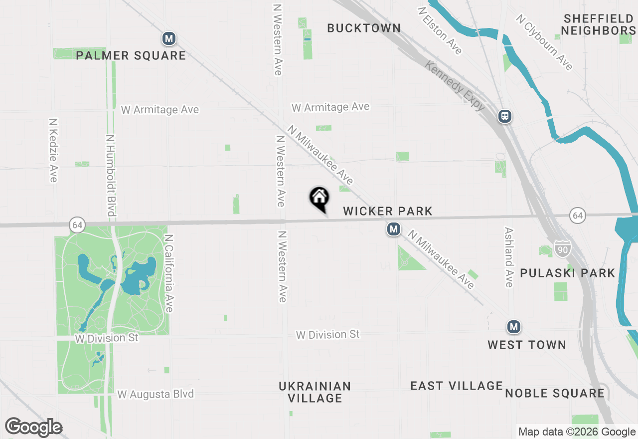 Map of 2240 W North Avenue #2E, Chicago, IL 60647