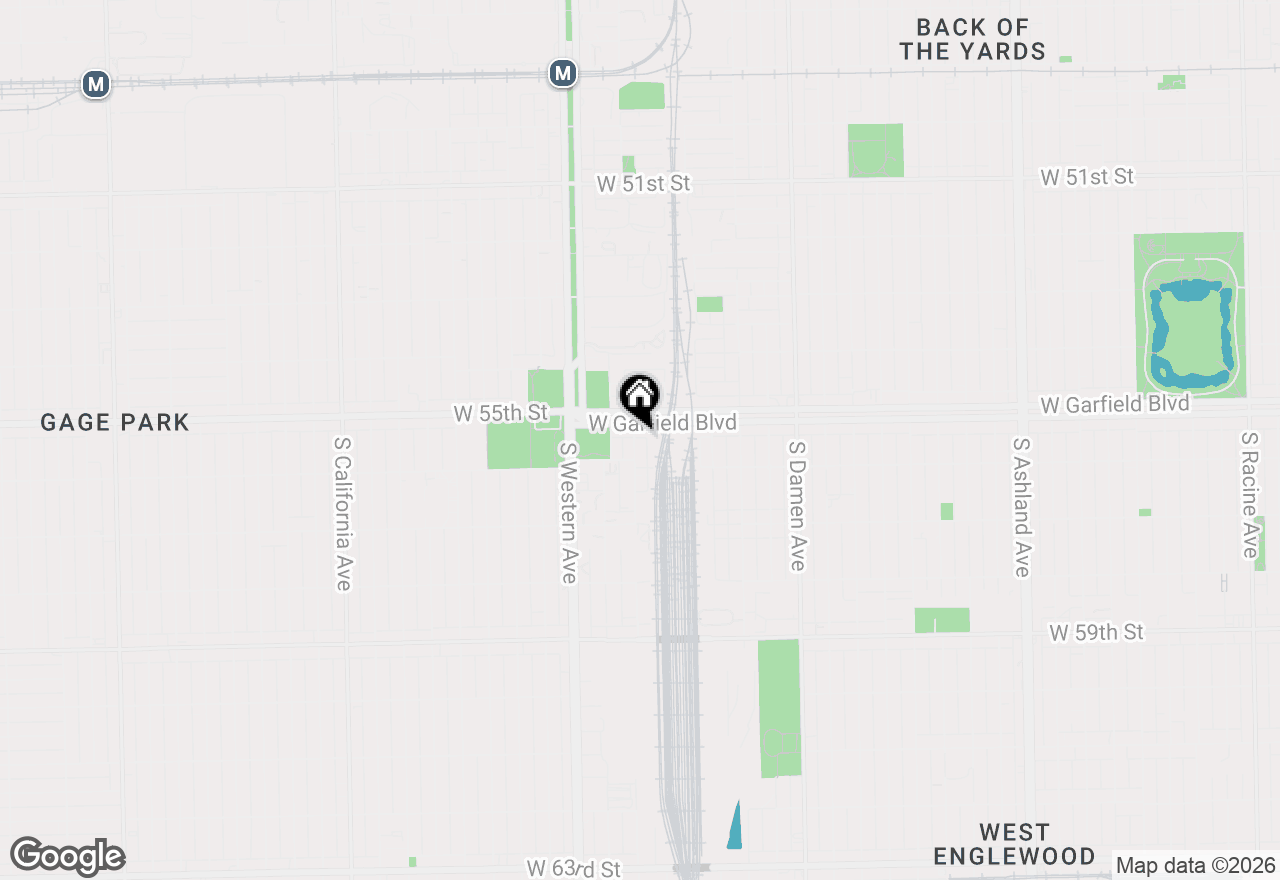 Map of 5515 S Oakley Avenue, Chicago, IL 60636