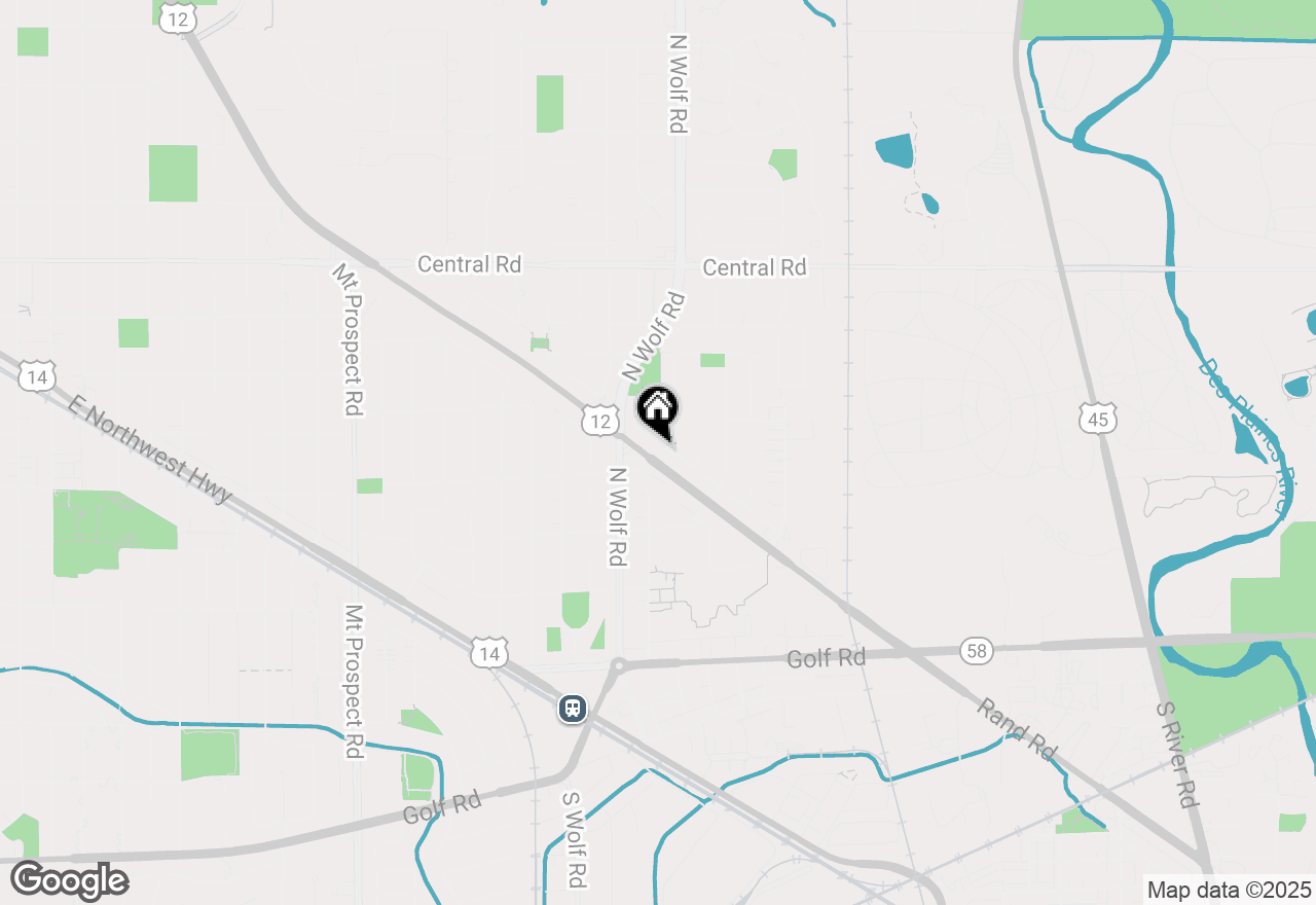 Map of 555 Waikiki Drive, Des Plaines, IL 60016