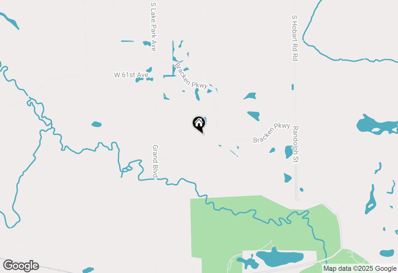 Map of 6272 Waxwing Circle, Hobart, IN 46342