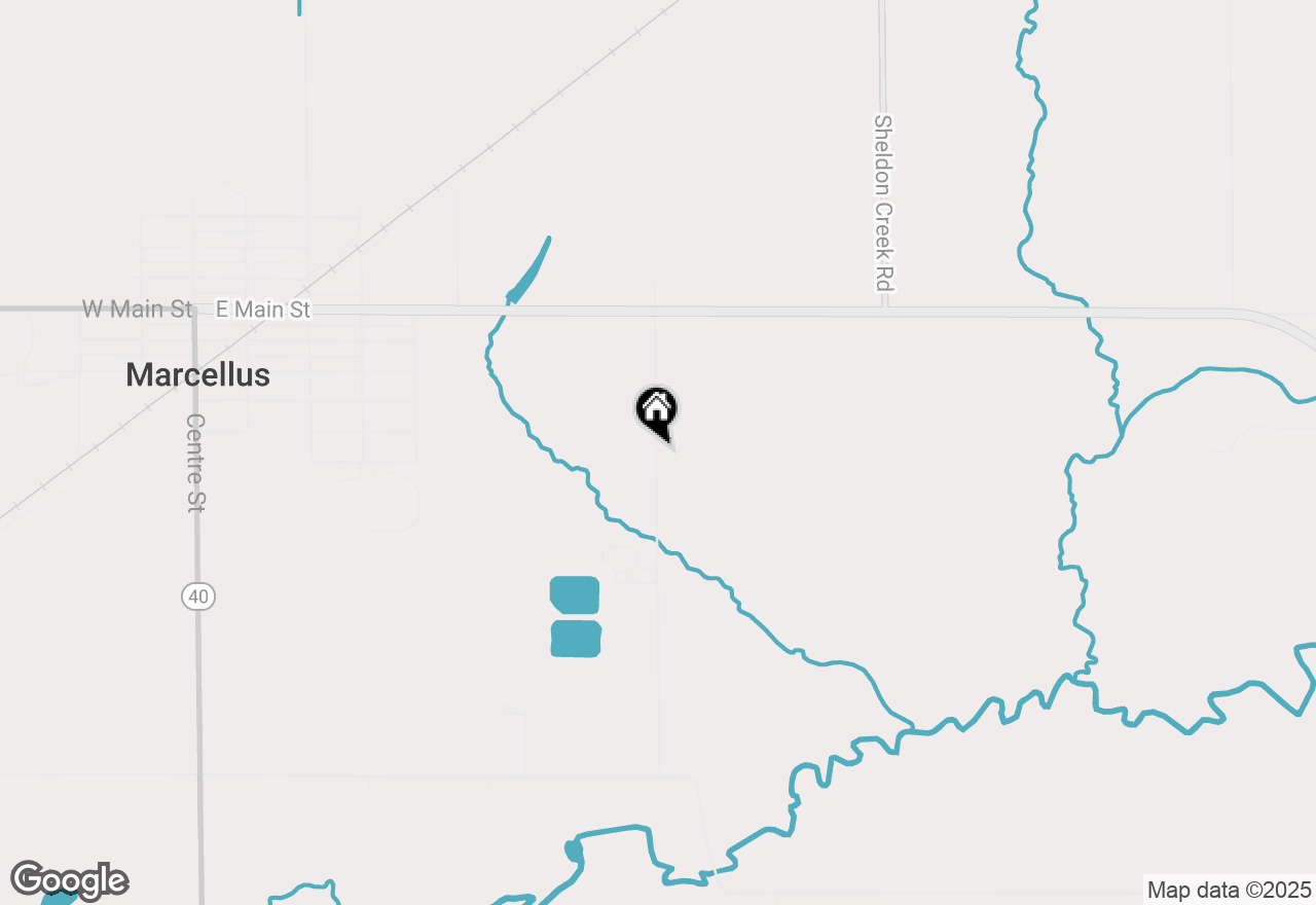 Map of 53283 Hemlock Lake Road Road, Marcellus, MI 49067