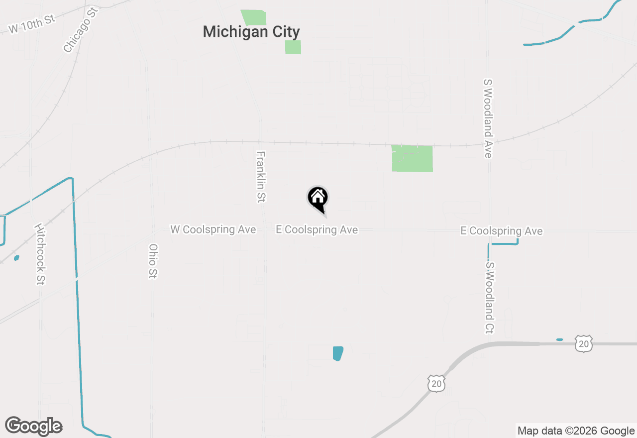 Map of 2401 Maple Street, Michigan City, IN 46360