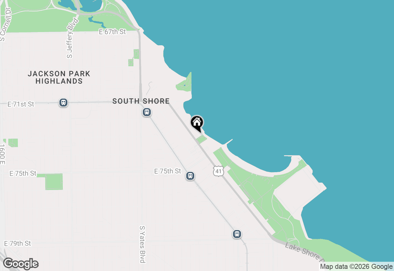 Map of 7363 S South Shore Drive #209, Chicago, IL 60649