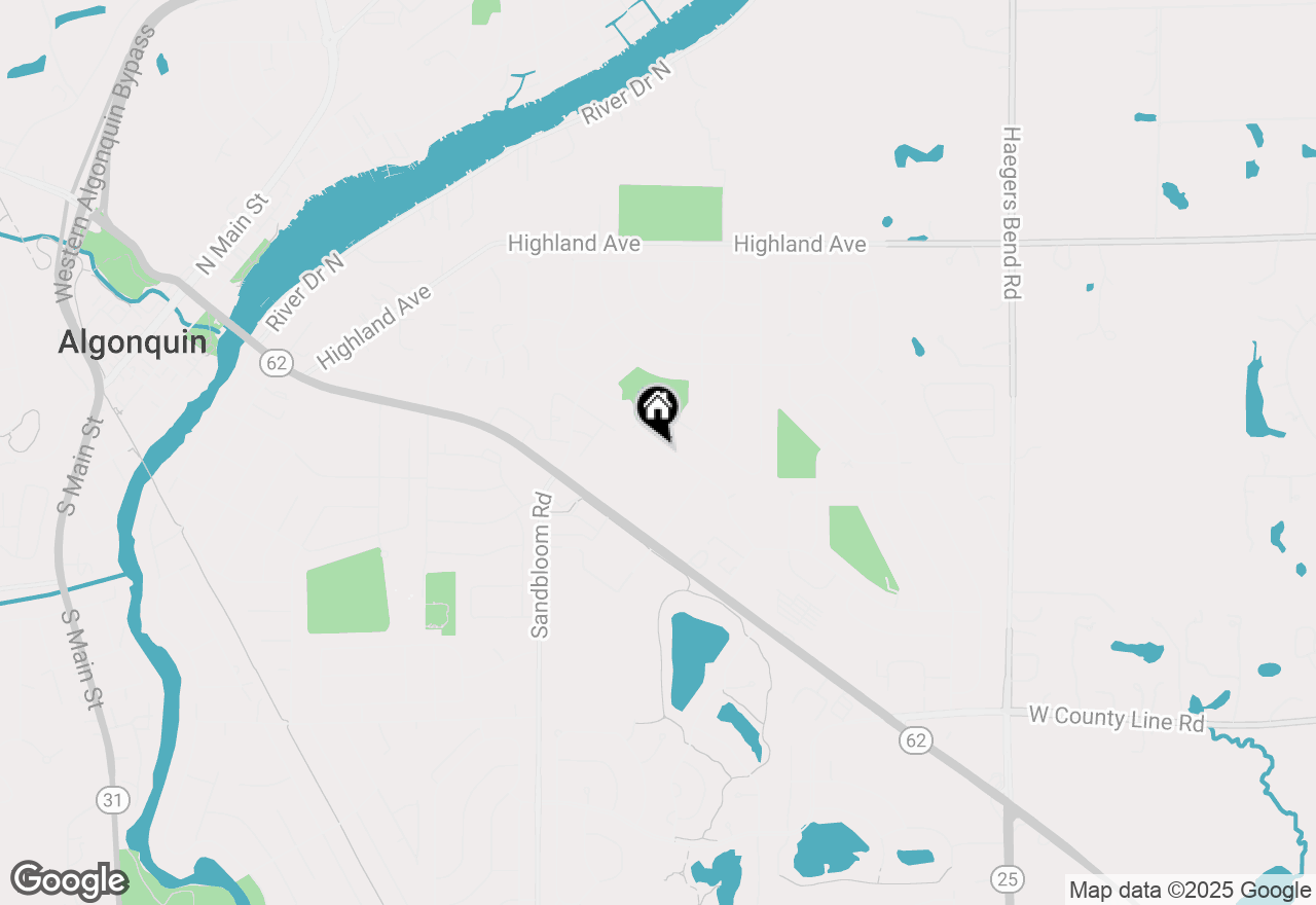 Map of 1561 Cumberland Parkway, Algonquin, IL 60102