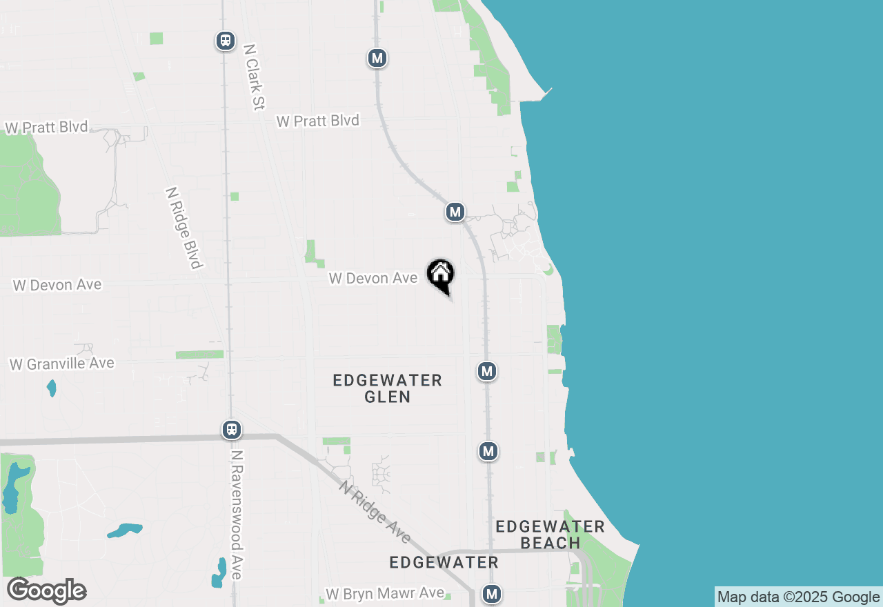 Map of 6316 N Magnolia Avenue, Chicago, IL 60660