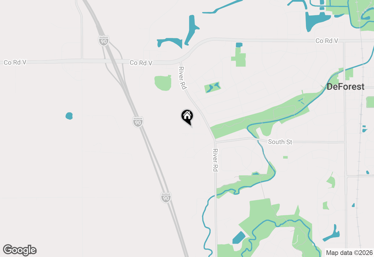 Map of 987 Griffin Way, Deforest, WI 53532