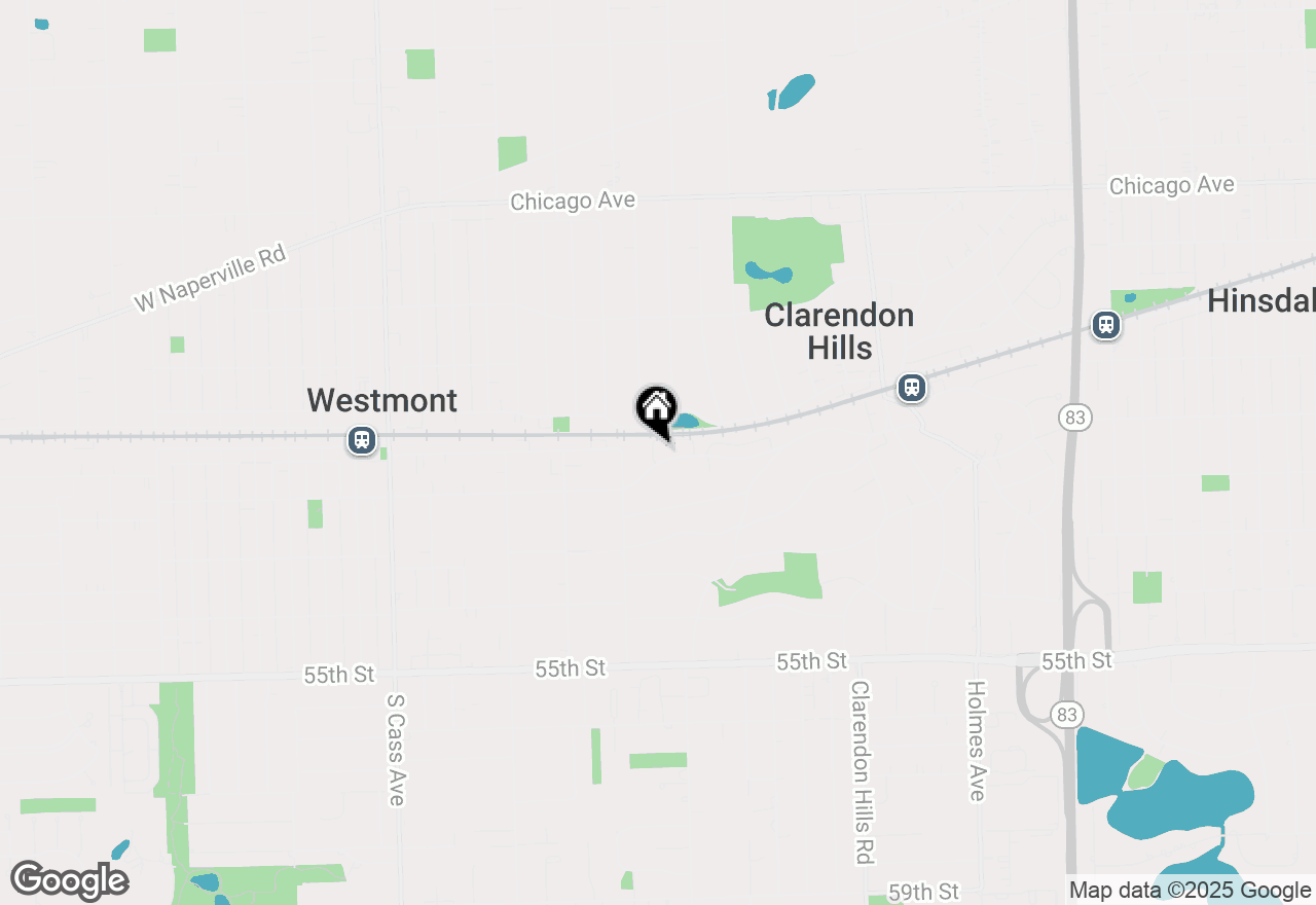Map of 435 Commons Circle #NA, Clarendon Hills, IL 60514