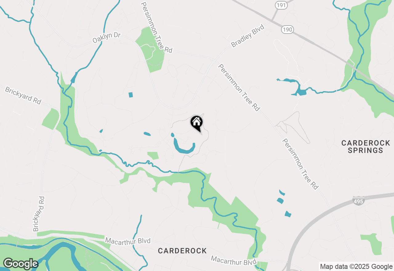 Map of 9412 Turnberry Drive, Potomac, MD 20854