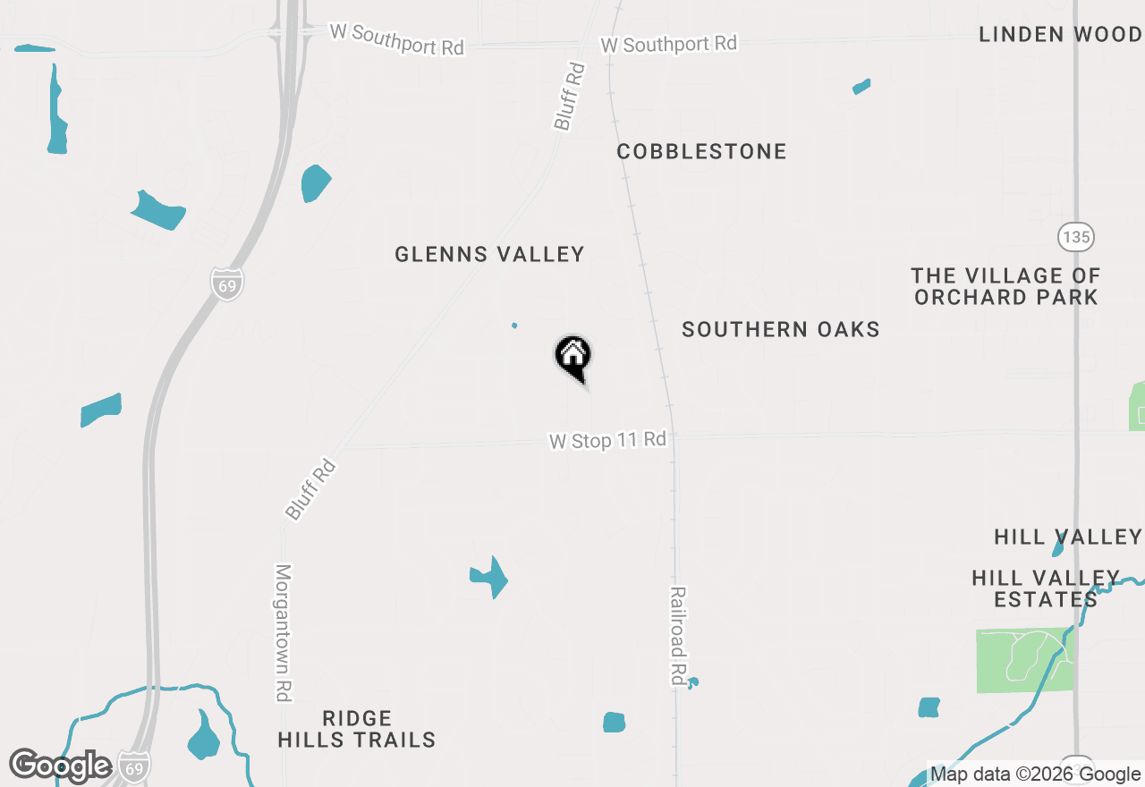 Map of 7845 Shannon Lakes Way, Indianapolis, IN 46217