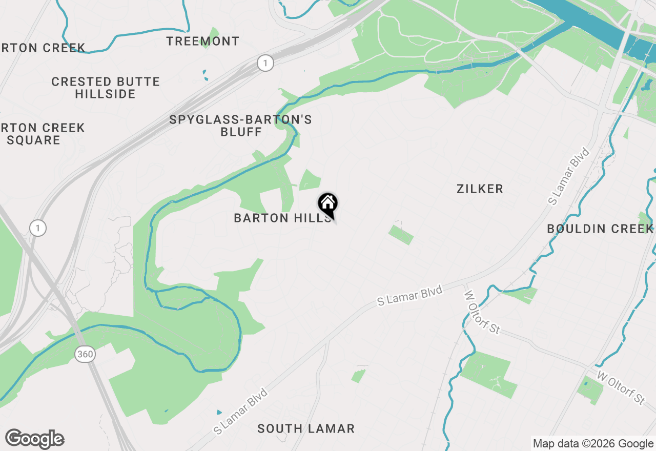 Map of 2401 Homedale Cir, Austin, TX 78704