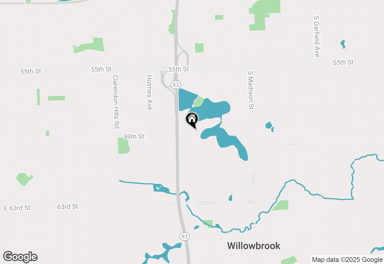 Map of 818 W 58th Street, Hinsdale, IL 60521