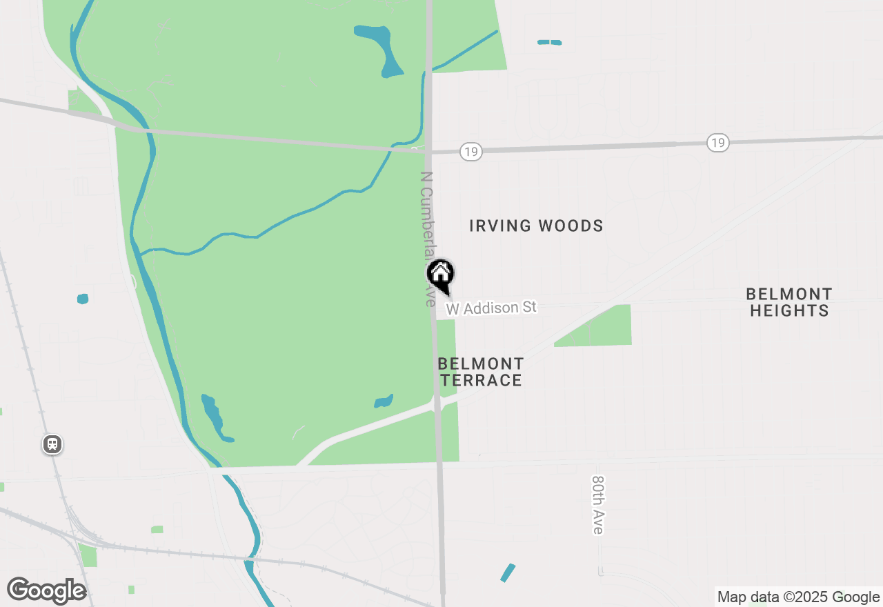 Map of 8350 W Addison Street #205, Chicago, IL 60634