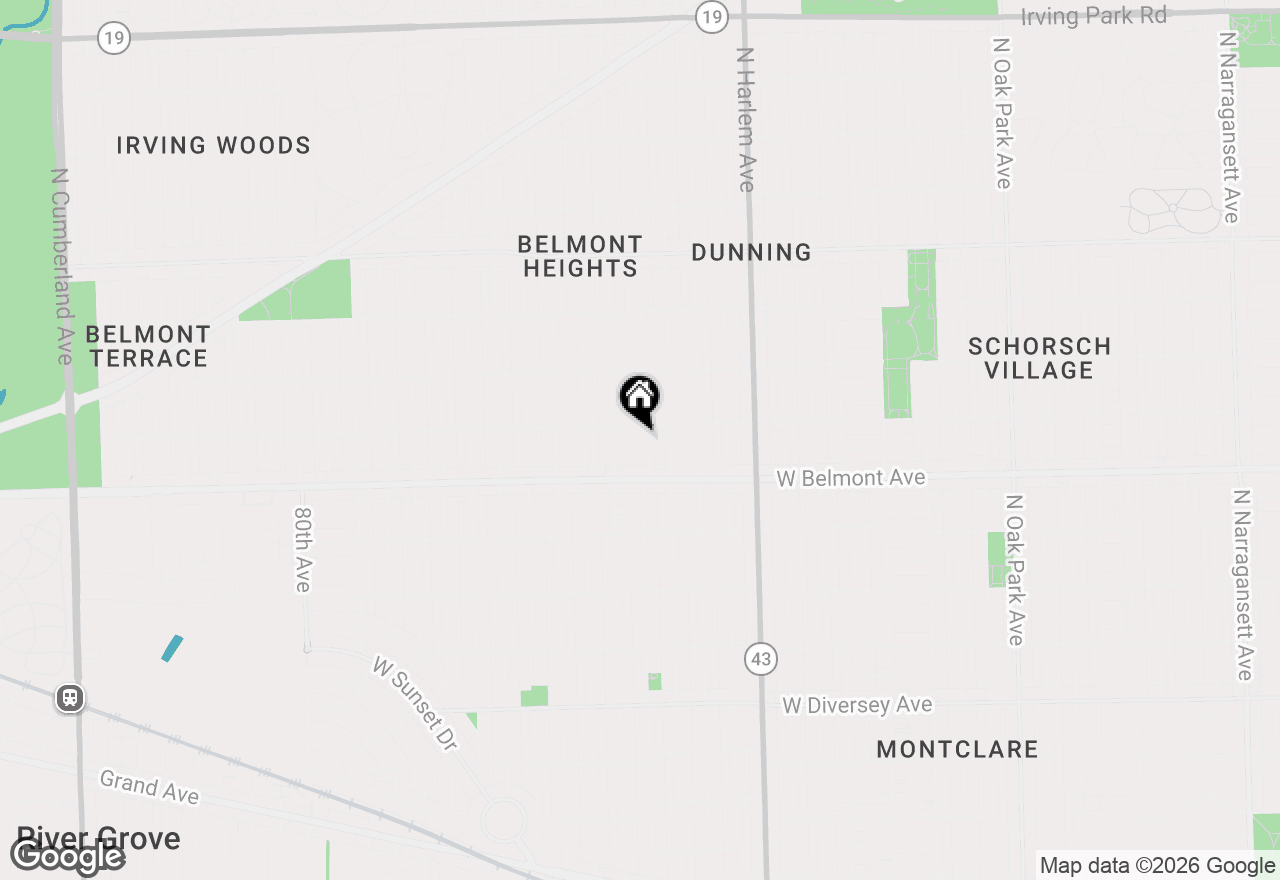 Map of 3242 N Oketo Avenue, Chicago, IL 60634