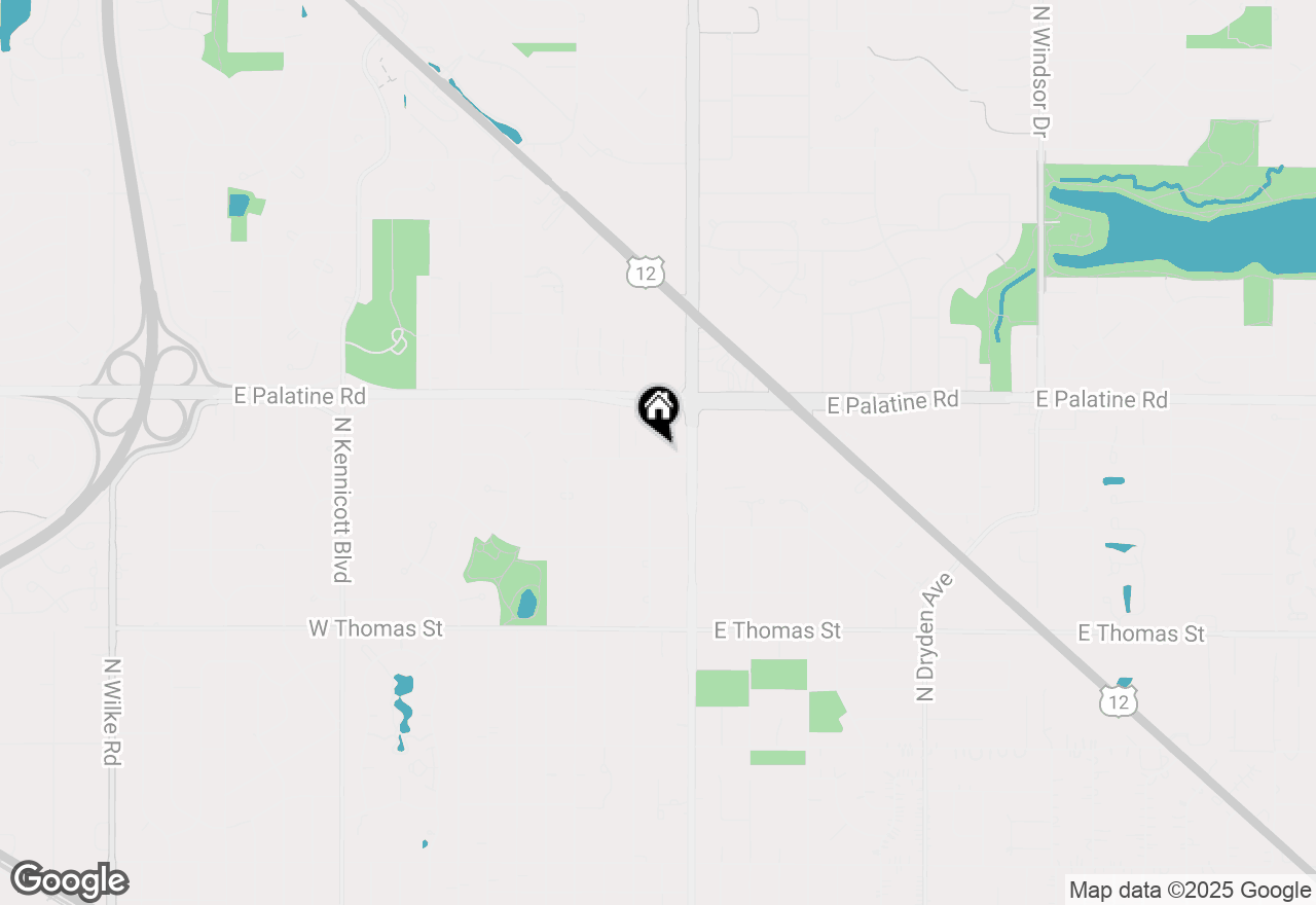 Map of 102 E Lillian Avenue #2C, Arlington Heights, IL 60004