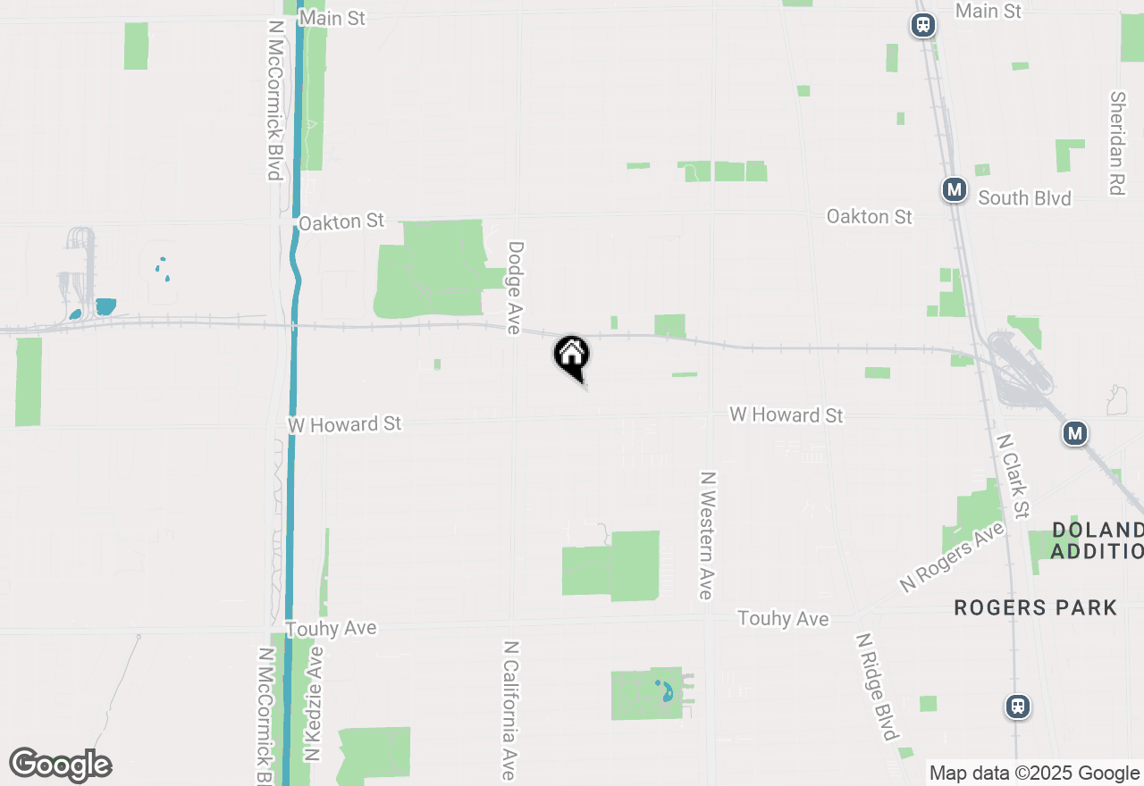 Map of 1726 Dobson Street, Evanston, IL 60202