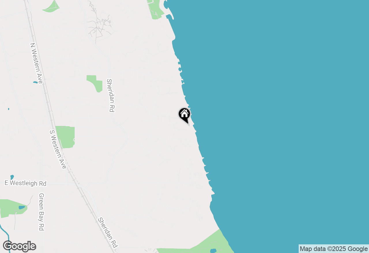 Map of 55 Stonegate Road, Lake Forest, IL 60045