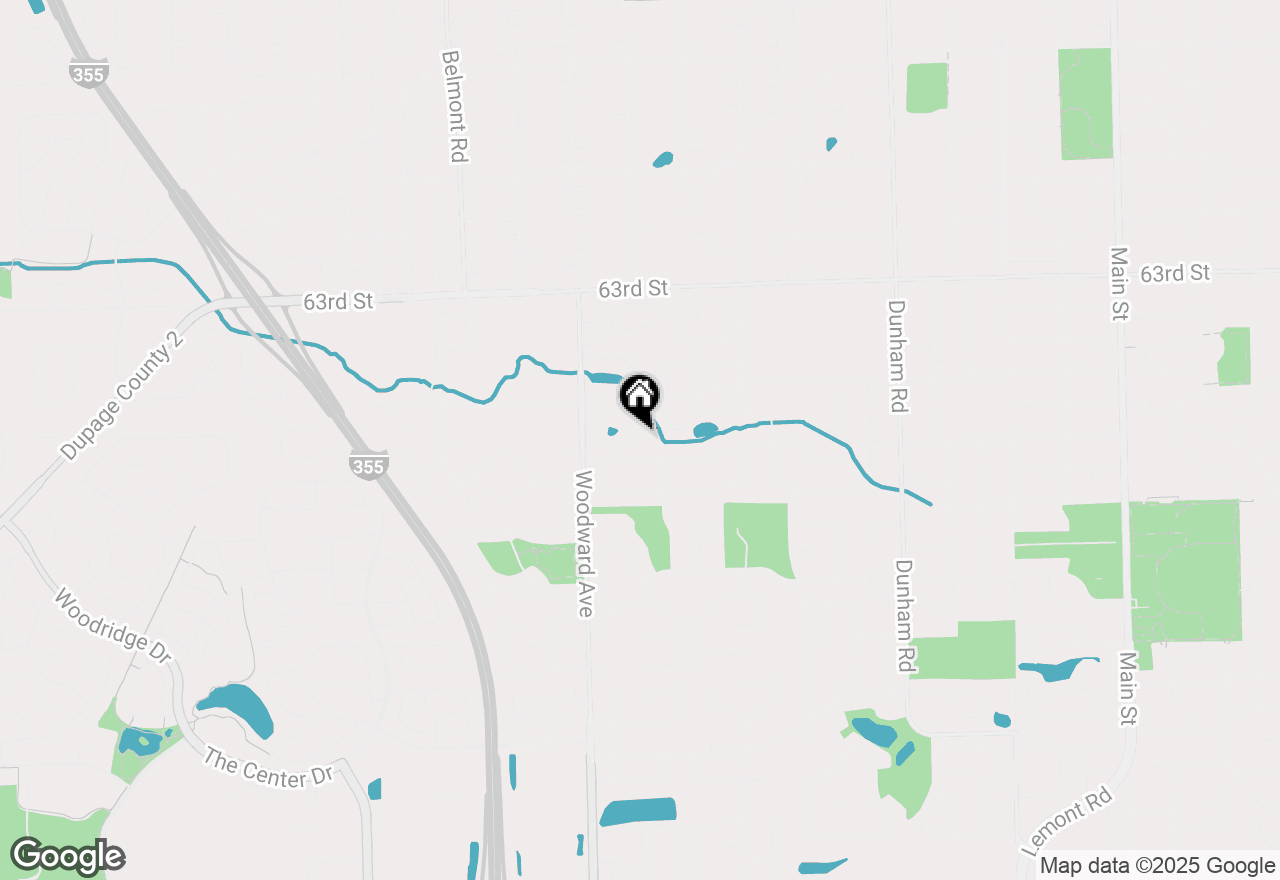 Map of 6522 Stair Street, Downers Grove, IL 60516