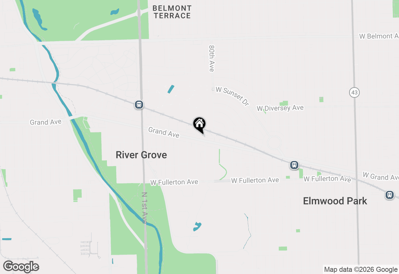 Map of 8050 Grand Avenue, River Grove, IL 60171
