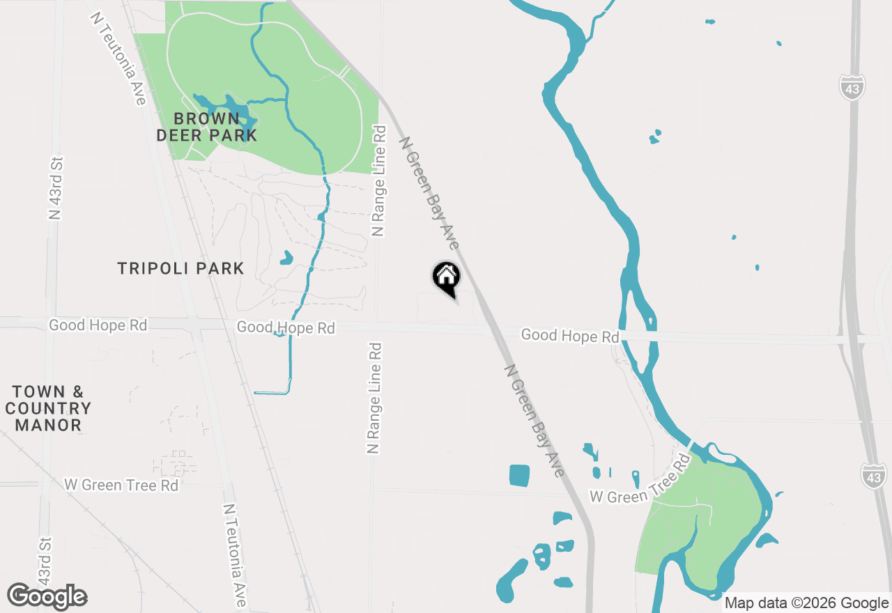 Map of 2450 W Good Hope Rd #49, Glendale, WI 53209