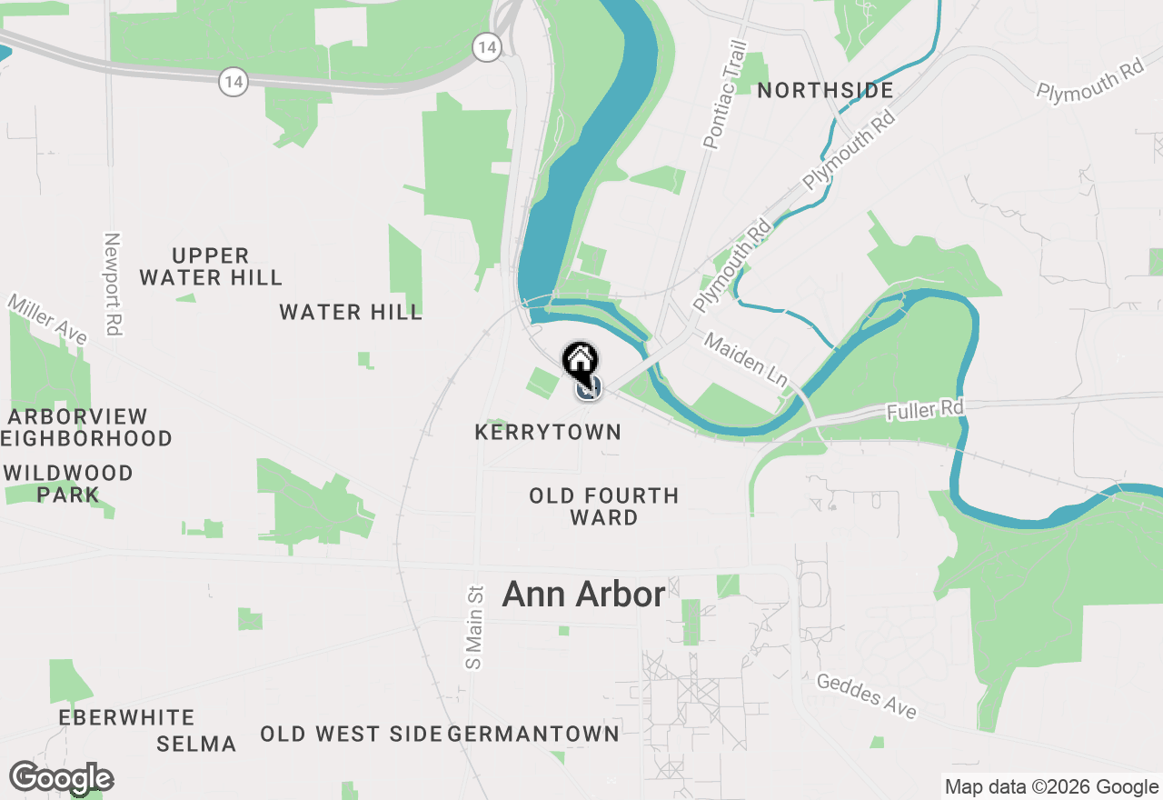 Map of 325 E Summit Street #101, Ann Arbor, MI 48104