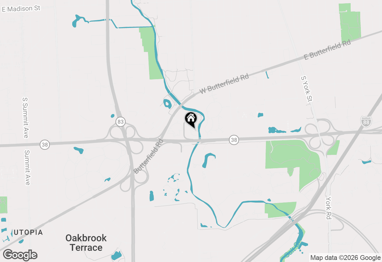 Map of 3 Charlotte Circle, Elmhurst, IL 60126