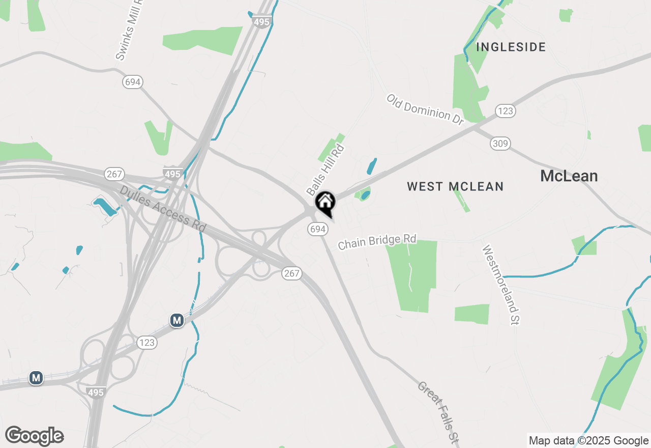Map of 7331 Lewinsville Park Court, Mclean, VA 22101