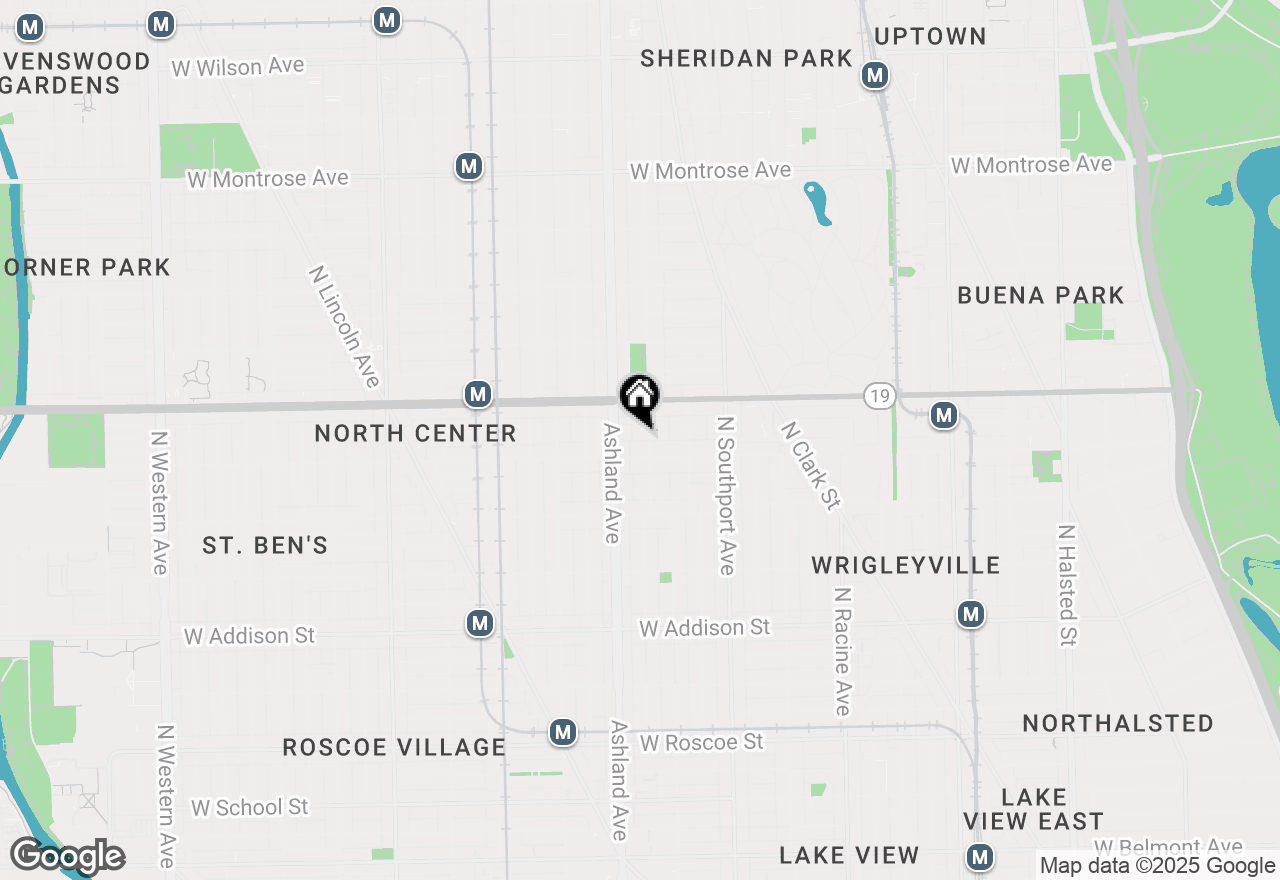 Map of 3918 N Greenview Avenue #2E, Chicago, IL 60613