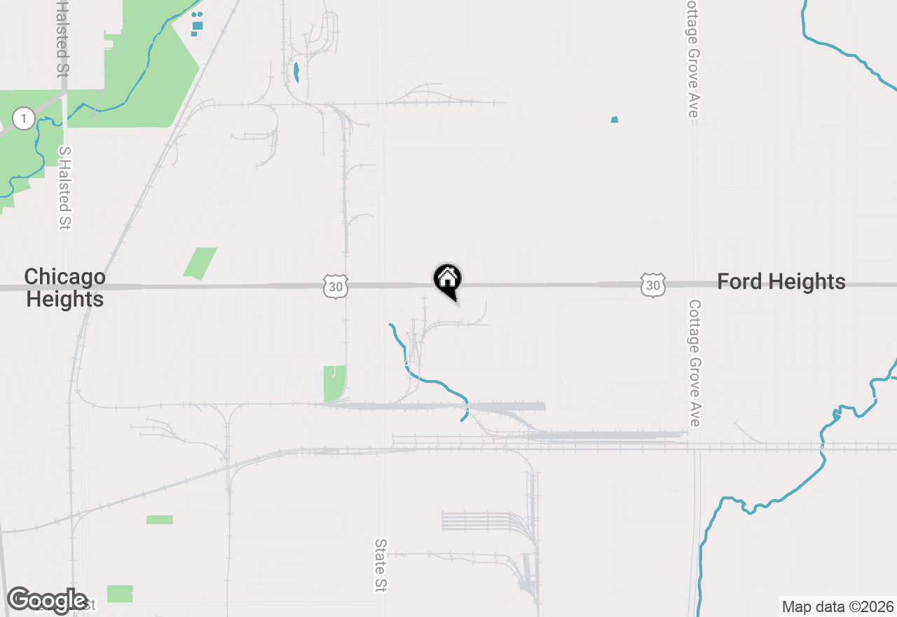 Map of 701 E Sauk Trail Street, Sauk Village, IL 60411