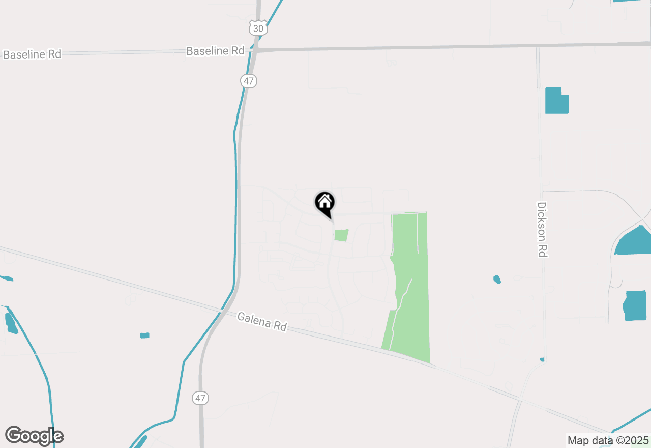 Map of 4544 Marquette Street, Yorkville, IL 60560