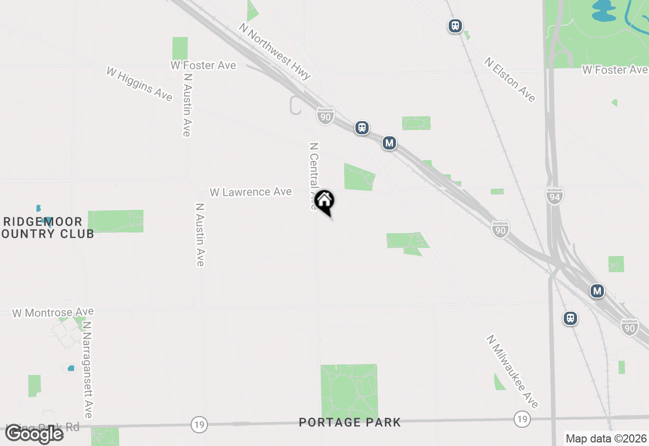 Map of 5542 W Leland Avenue #G, Chicago, IL 60630