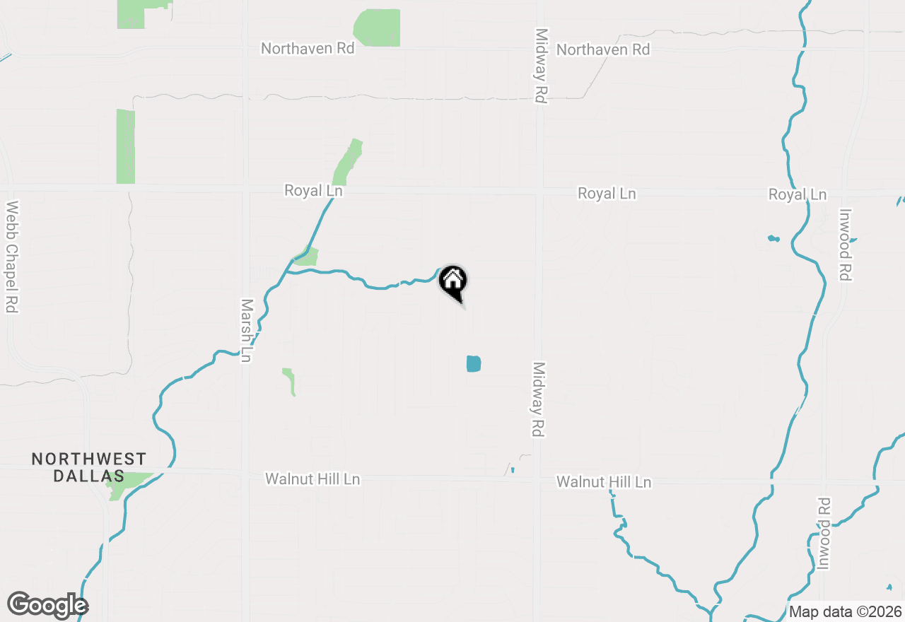 Map of 10510 Gooding Drive, Dallas, TX 75229