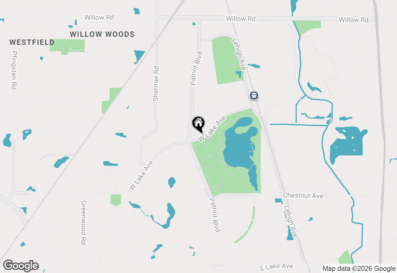Map of 2670 W Lake Avenue #2670, Glenview, IL 60026