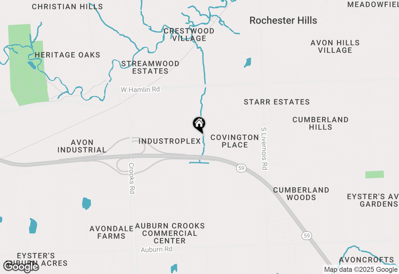 Map of 2237 Siboney Court Court #53, Rochester Hills, MI 48309